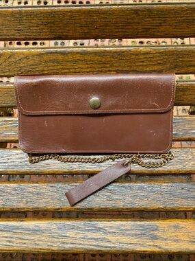 Vintage Leather Chain Wallet USA made